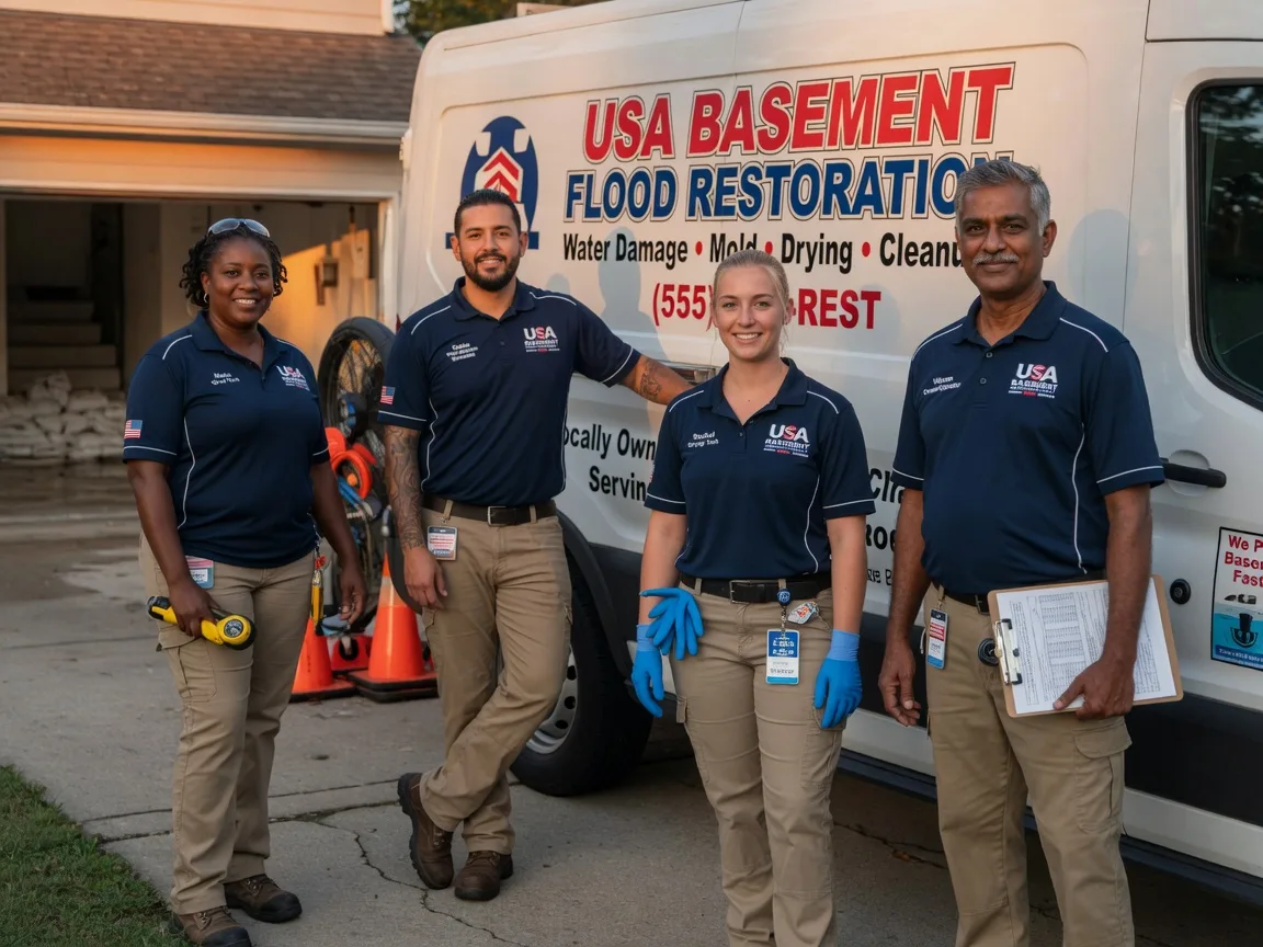 Basement Flood Cleanup company in Downsville, LA
