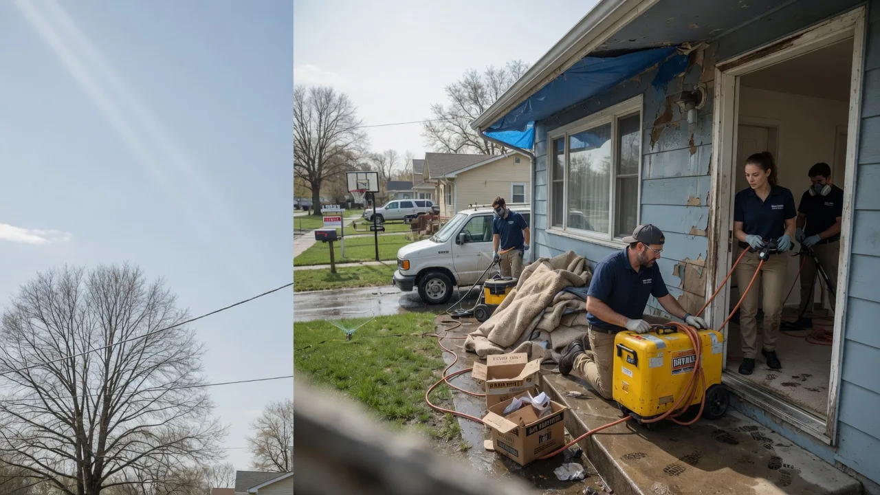 Basement Flood Cleanup in Downsville, LA near me